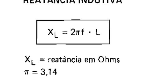 Eletr Nica Geral Reat Ncia Indutiva