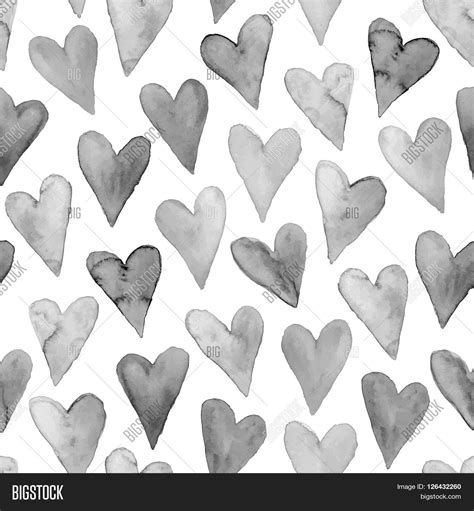 Watercolor Hearts Vector & Photo (Free Trial) | Bigstock