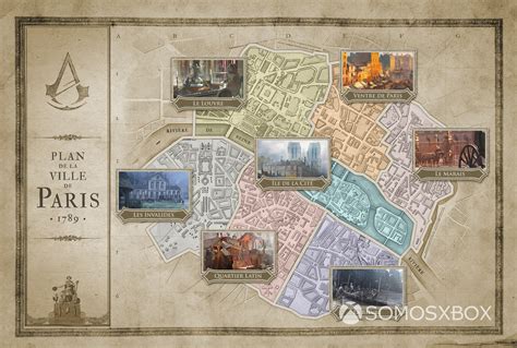 Asassin S Creed Unity Mapa Im Genes Y Artworks Somosxbox