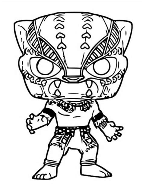 Coloring Pages Funko Pop Print Popular Character Figures