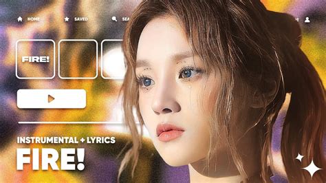 Alan Walker Yuqi Jvke Fire Instrumental Lyrics Youtube