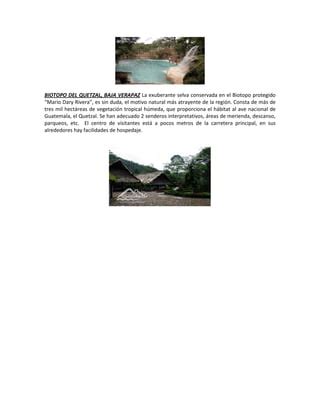 Lugares Turisticos De Guatemala Pdf