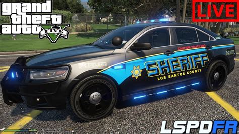 GTA 5 Live PD Los Santos County Sheriff K 9 Unit LSPDFR NVE