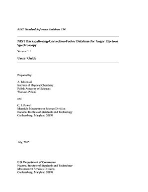 Fillable Online Nist Standard Reference Database Fax Email Print