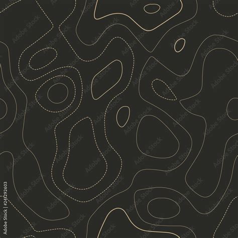 Topographic map lines. Actual topography map. Seamless design. Great ...