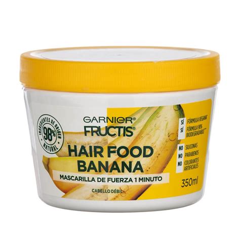 MASCARILLA HAIR FOOD BANANA FRUCTIS BANANA 350 ML GARNIER Gloss