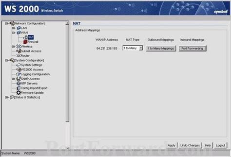 simple symbol ws  router open port instructions