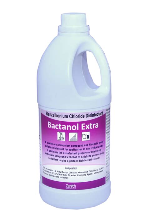 Bactanol Extra Benzalkonium Chloride Surface Disinfectant Liquid At