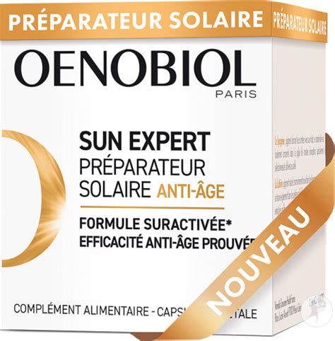 Oenobiol Sun Expert Préparateur Solaire Anti Âge Complément Alimentaire