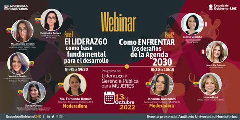 Escuela De Gobierno Uhe On Twitter Acompáñanos Mañana En El Webinar