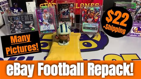 EBay Football Mystery Repack 2 Guaranteed Hits With Some Nice Chasers