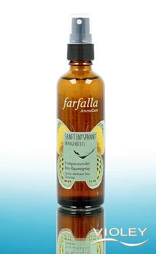 Farfalla Bio Raumspray Sanft Entspannt Orangenbl Te Ml