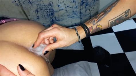 ZER0 HARRY Ice Cube In Her Trans Ass Ends With Anal Cream Pie ManyVids