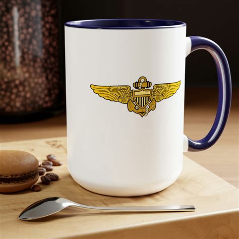 Personalized Naval Aviator Coffee Mugs, 15oz Navy, Marine Corps ...