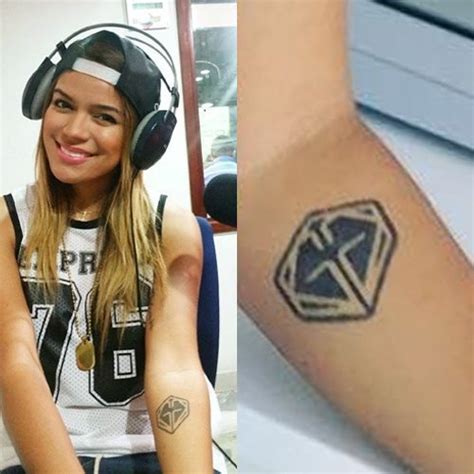 Karol G Logo Forearm Tattoo Steal Her Style