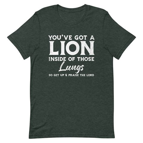 You Ve Got A Lion Inside Those Lungs Oversized Vintage T Shirt