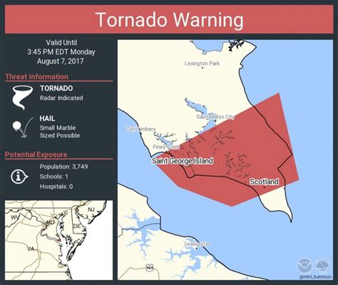 National Weather Service Has Issued A Tornado Warning For Parts Of