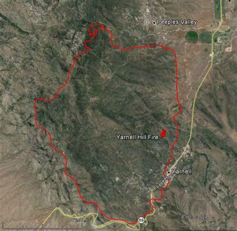 Yarnell Hill Fire Map - Dannie Elisabeth