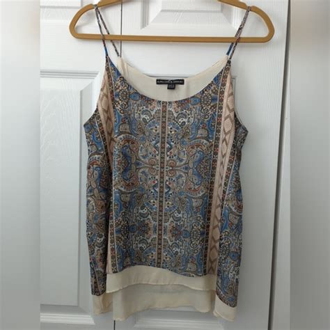 Harlowe Graham Tops Nwot Harlowe Graham Gorgeous Print Double