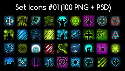 Skill Icon Pack 01 | GameDev Market