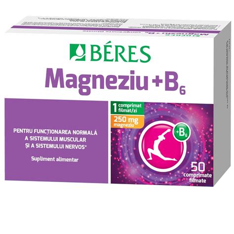 Magneziu B Comprimate Beres Farmacia Tei Online