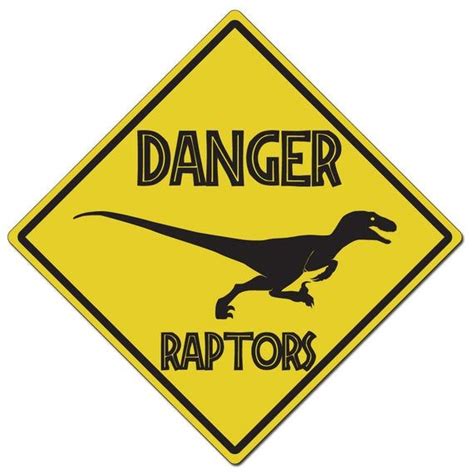 Danger Raptors Carteles De Dinosaurios Fiesta De Parque Jurásico Parque Jurásico