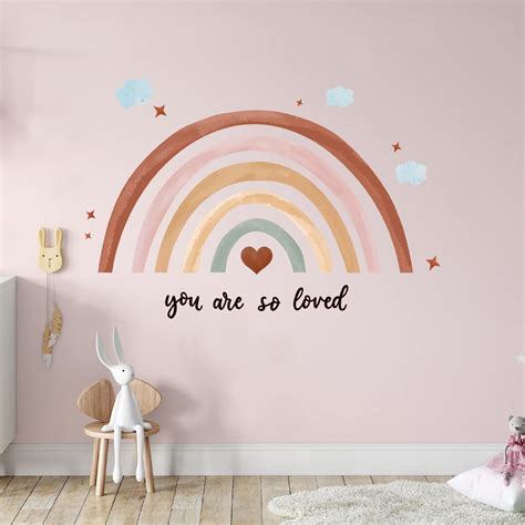 Buy Rainbows Wall Decal Boho Rainbow Stickers Large Rainbow Wall Decor