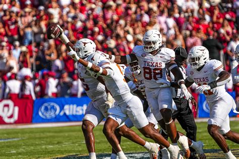 Texas Football Vs Oklahoma Answers Include Tos Pass Protection