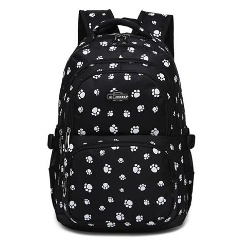 Sac Dos En Nylon College Fille Compartiments Sac D Cole Loisir