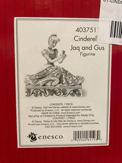 Disney Traditions Jim Shore Cinderella Jaq And Gus Figurine