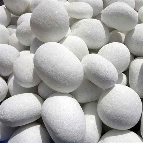 White Marble Pebbles Stone At Best Price In Bengaluru By Artnstones