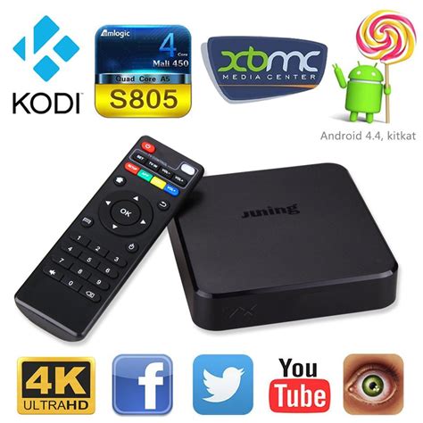 Android Tv Box Kodi Xbmc Fully Loaded 1080p Amlogic S805 Quad Core 1GB