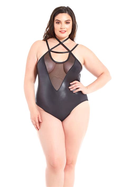 Plus Size Pvc Lingerie