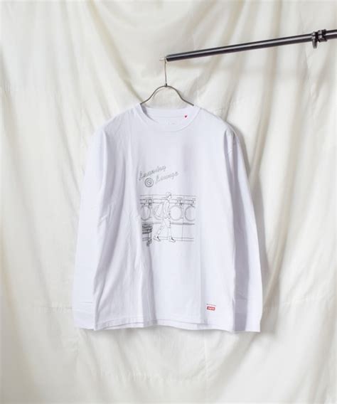 tシャツ Tシャツ Naked Rust and other POEMS 手書きプリント 長袖カットソー レディース メンズ