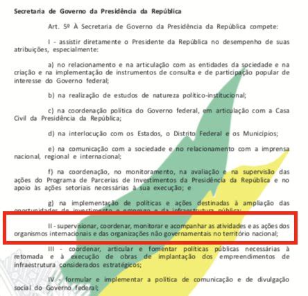 Jeff Nascimento on Twitter ATENÇÃO A MP atribui ao Ministério da