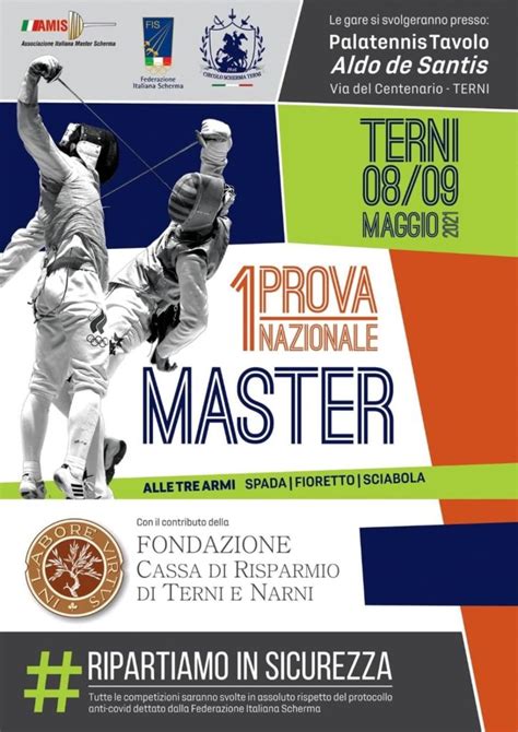 Torna A Terni La Grande Scherma Con La Prova Nazionale Master Terni