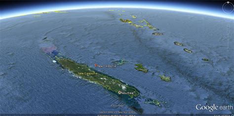 New Caledonia Map And New Caledonia Satellite Images