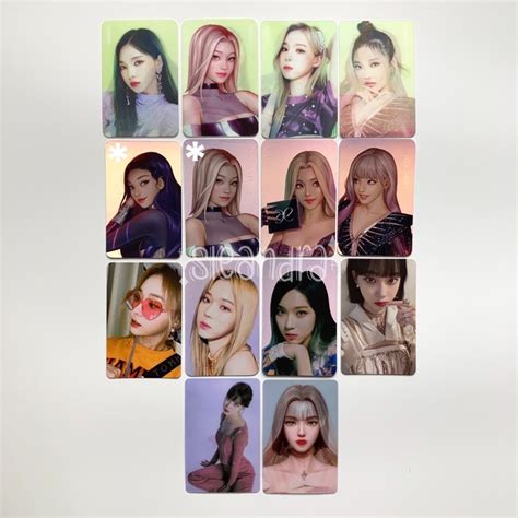 Jual Read Desc Photocard Aespa Lenticular Hologram Standee Black