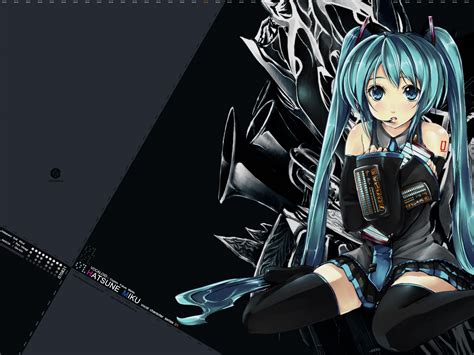 Wallpaper Illustration Anime Girls Vocaloid Hatsune Miku