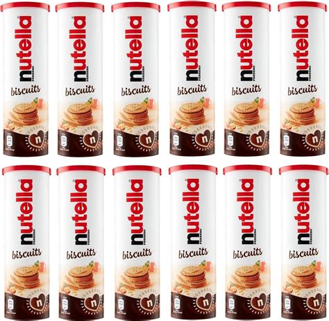 12 X Ferrero Nutella Biscuits Biscuits With Cremoso Cuore Di Nutella