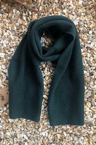 Wool Cashmere Scarf - Olive LeeValleyIreland.com