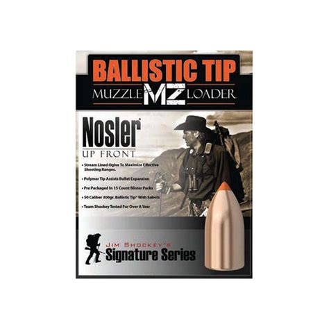 Nosler Ballistic Tip Muzzleloader Cal Spitzer Point Gr