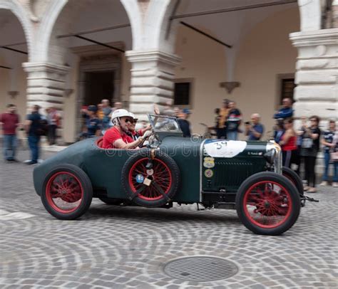 Salmson Grand Sport On An Old Racing Car In Rally Mille