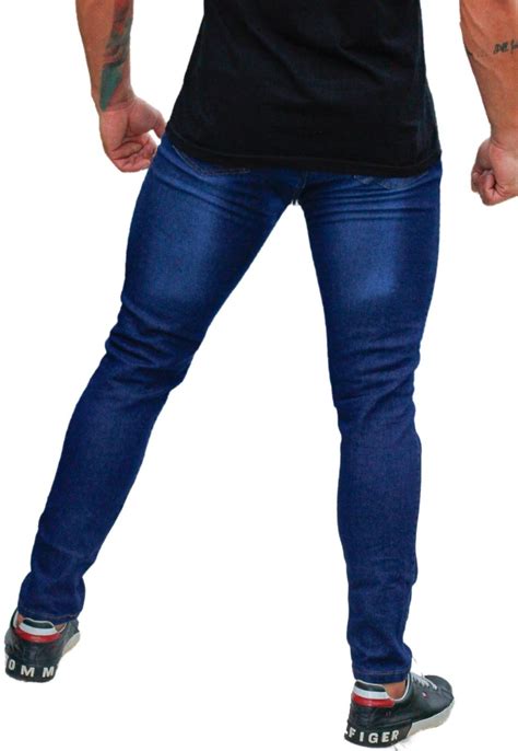 Calça Jeans Masculina Boutelle Skinny Premium Slim Azul Compre Agora