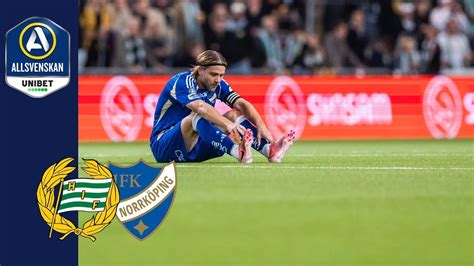 Hammarby IF IFK Norrköping 1 1 Höjdpunkter YouTube