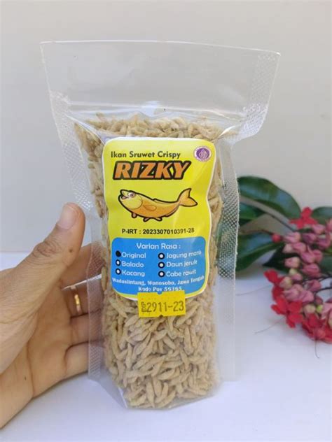 Teri Crispy Ikan Sruwet Khas Wonosobo Gr Baby Fish Crispy Lazada