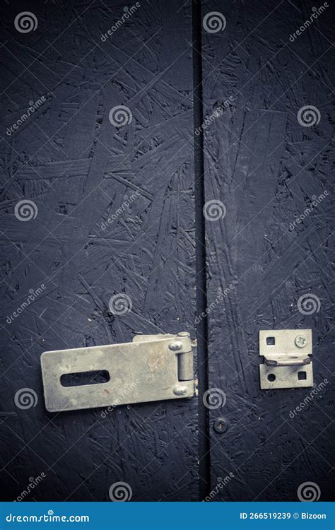 door lock  hinge stock image image  retro protection