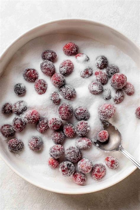 How To Make Sugared Cranberries And Sugared Rosemary Eats Delightful