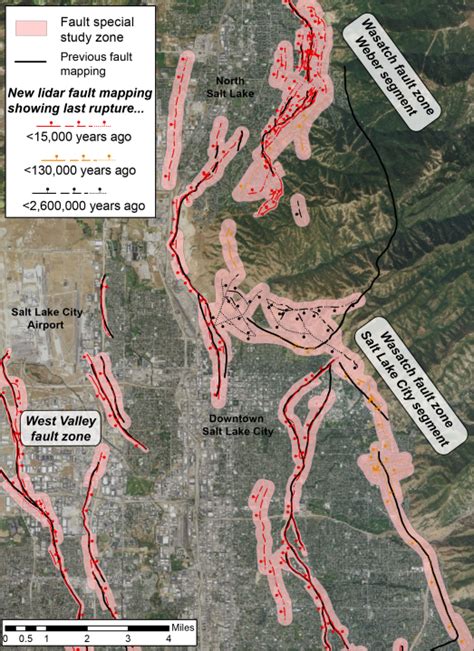 Earthquake Fault Lines: New study pinpoints Wasatch Fault zones