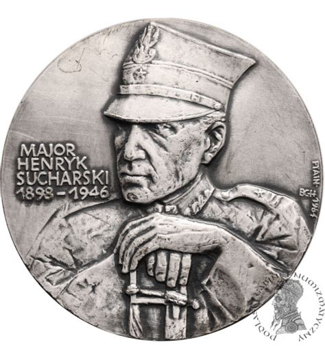 Polska Prl Medal Major Henryk Sucharski